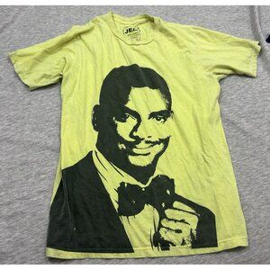 Carlton Jem T-shirt Men's Size Medium Graphic Pullover Short Sleeve Yellow
